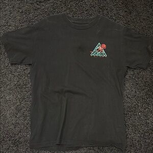 Black Empyre Graphic Tee with Red and Green Accents